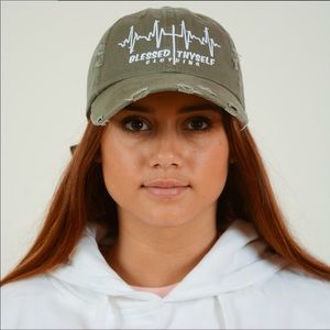 Blessed Thyself Distressed Cap